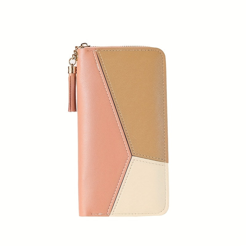 Дамска чанта с голям капацитет и дълга портфейл