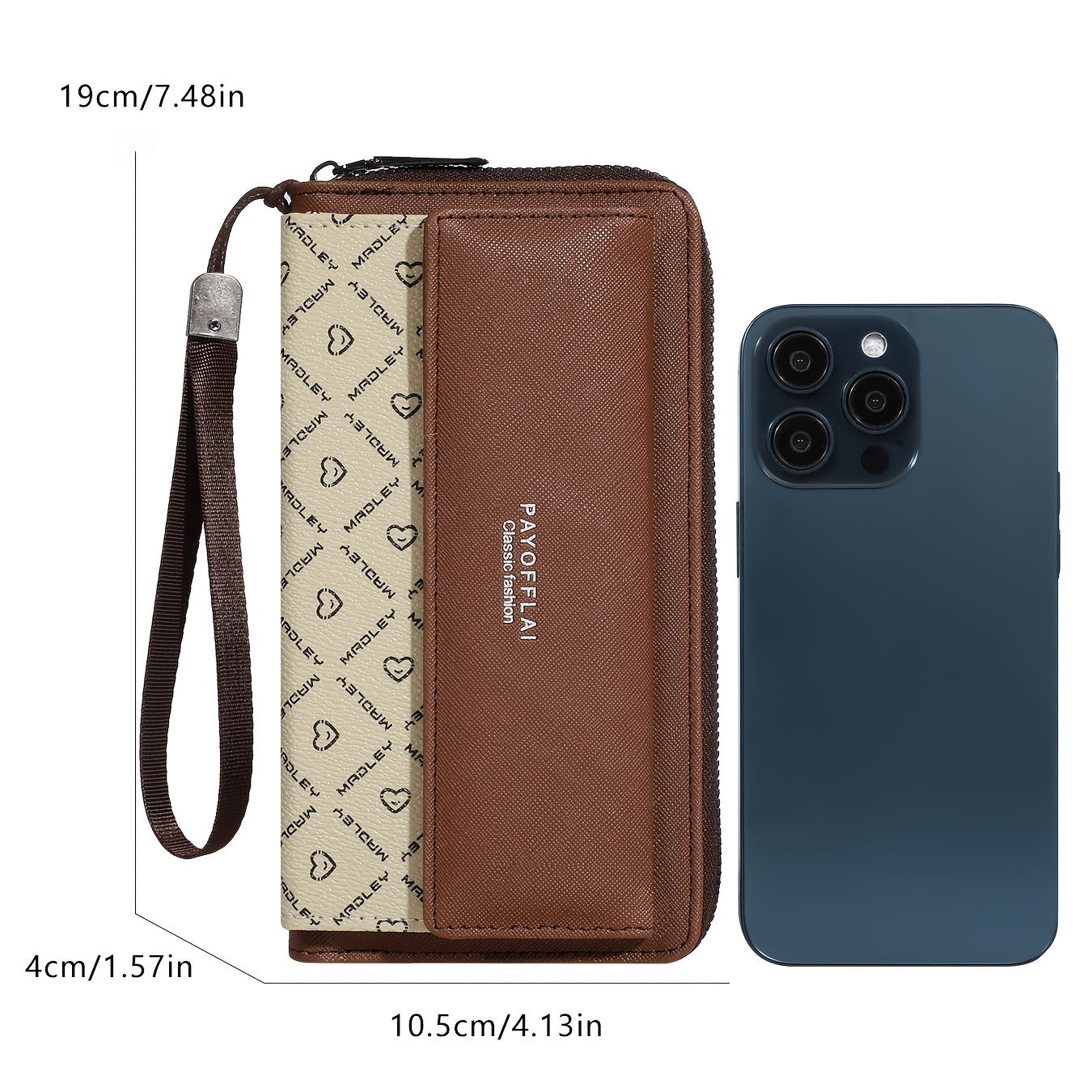 Класически дамски портфейл от PU