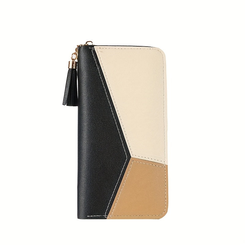 Дамска чанта с голям капацитет и дълга портфейл