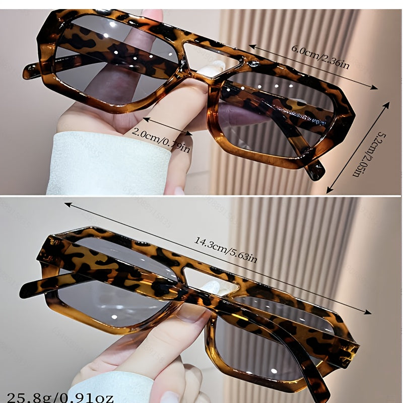 Шикозни ретро-вдъхновени квадратни модни очила за жени