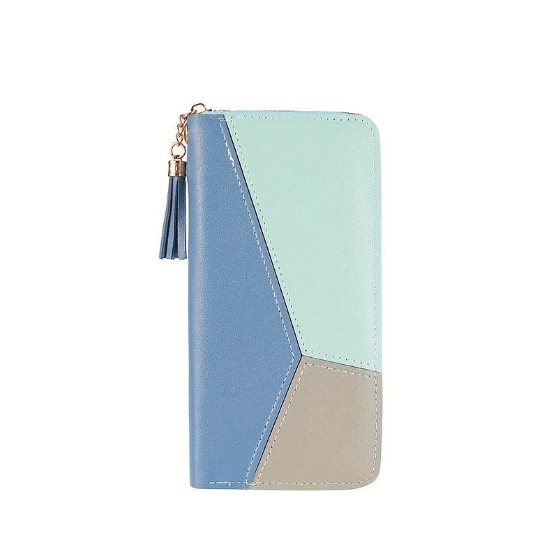 Дамска чанта с голям капацитет и дълга портфейл