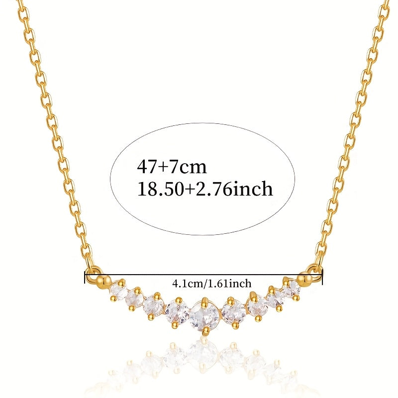 1 бр. Елегантен минималистичен меден извит медальон в златист цвят