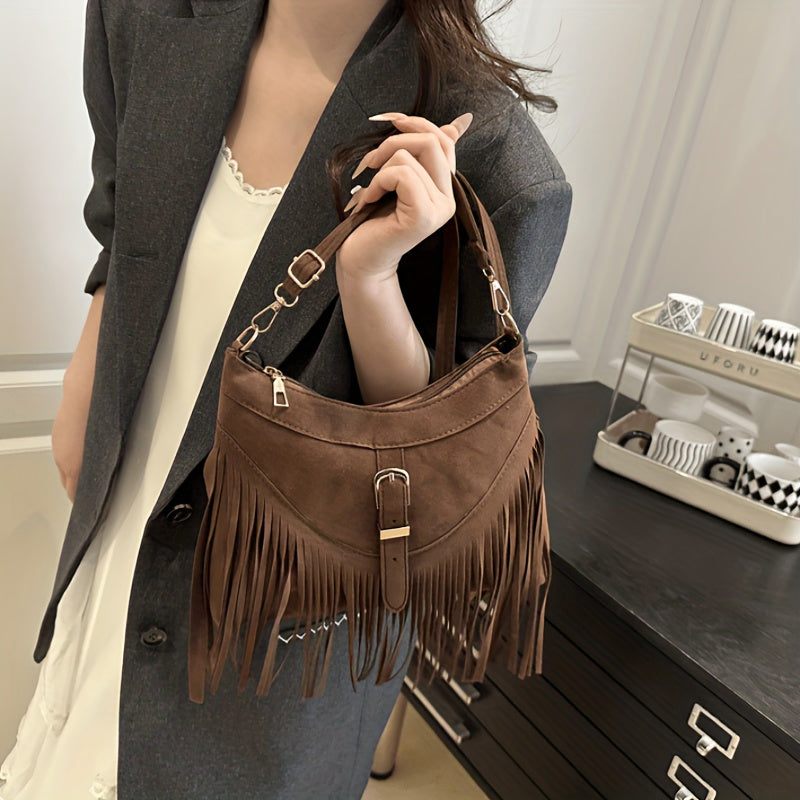 Women's Bohemian Fringe Crossbody Bag