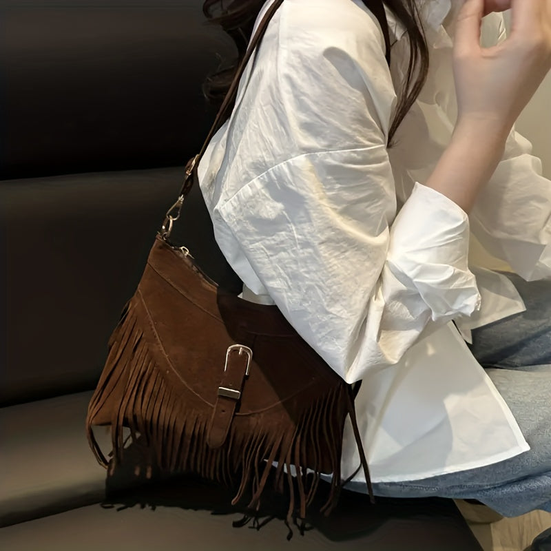 Women's Bohemian Fringe Crossbody Bag